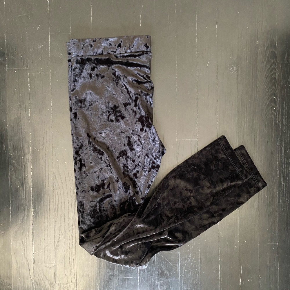 Velvet leggings